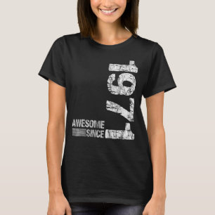 Camiseta Nacido en 1971 asombroso desde la época de 1971