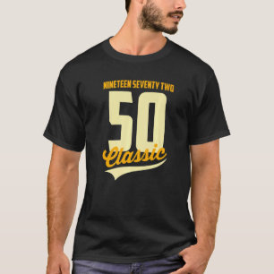 Camiseta Nacido En 1972 Palabras Diecinueve Setenta Y Dos C