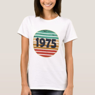 Camiseta Nacido en 1975, regalo de 50 años