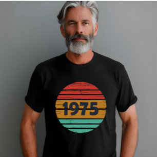 Camiseta Nacido en 1975, regalo de 50 años