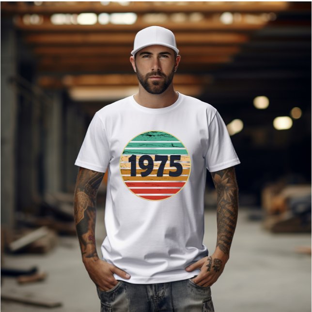Camiseta Nacido en 1975, regalo de 50 años (Subido por el creador)