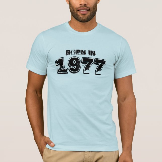 Camiseta Nacido En 1977 (Anverso)
