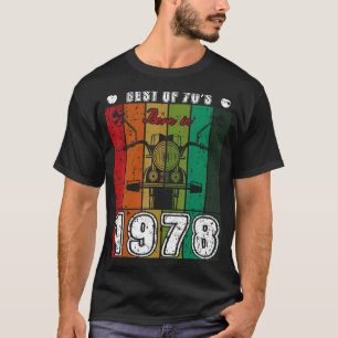 Camiseta Nacido en 1978 en el mejor de los años 70