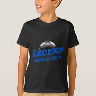 Camiseta Nacido En 1979 Fanático Del Fútbol Cumpleaños Lege