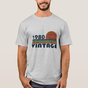Camiseta Nacido en 1980 como regalo de cumpleaños