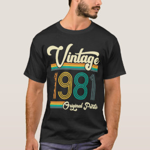 Camiseta Nacido en 1981 Original Parts Vintage