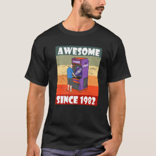 Camiseta Nacido en 1982 40 cumpleaños Retro 80 Videojuego