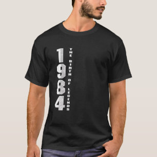 Camiseta Nacido En 1984 Cumpleaños De Leyendas Aniversario