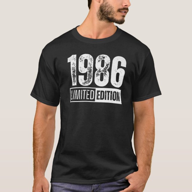 Camiseta Nacido En 1986 (Anverso)