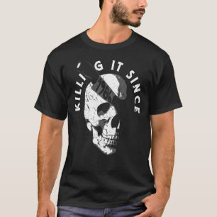 Camiseta Nacido En 1986, Año De Nacimiento, Cráneo Gótico