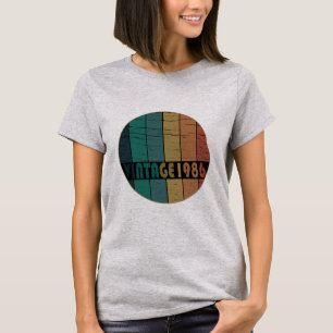 Camiseta nacido en 1986, cumpleaños vintage