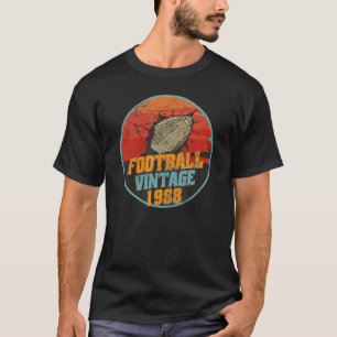 Camiseta Nacido en 1988 como jugador de fútbol americano