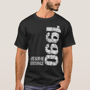 Camiseta Nacido en 1990 asombroso desde la época de 1990