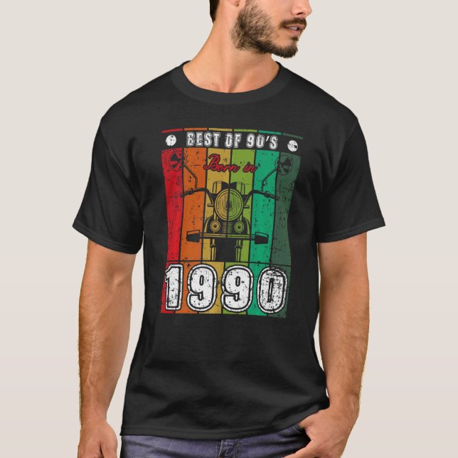 Camiseta Nacido en 1990 en el mejor de los años 90 (Anverso)