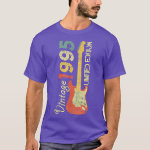 Camiseta Nacido En 1995-Acustic Electric Bass Music Bi