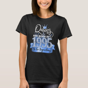 Camiseta Nacido en 1995 I Festive Black Blue Fiesta Outfit