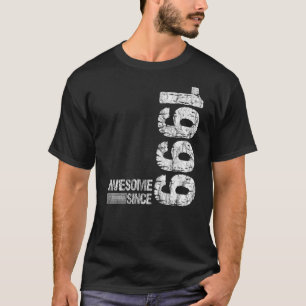 Camiseta Nacido en 1999 asombroso desde la época de 1999