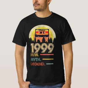 Camiseta Nacido en 1999 Man Myth Legend Regalos de cumplea