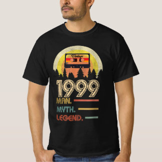 Camiseta Nacido en 1999 Man Myth Legend Regalos de cumpleañ