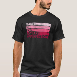 Camiseta Nacido en 2008, Chicas de 15 años