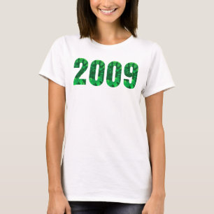 Camiseta Nacido en 2009 Fiesta de cumpleaños Green Tie Dye