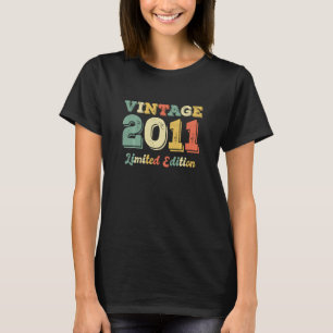 Camiseta Nacido en 2011 a los 10 años