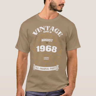 Camiseta Nacido en agosto de 1968