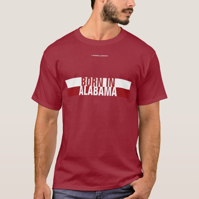 CAMISETA NACIDO EN ALABAMA (Anverso)
