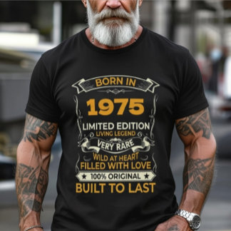 Camiseta Nacido En Año Personalizado Edición Limitada Cumpl