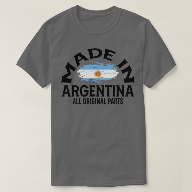 Camiseta Nacido en Argentina 1 (Diseño del anverso)