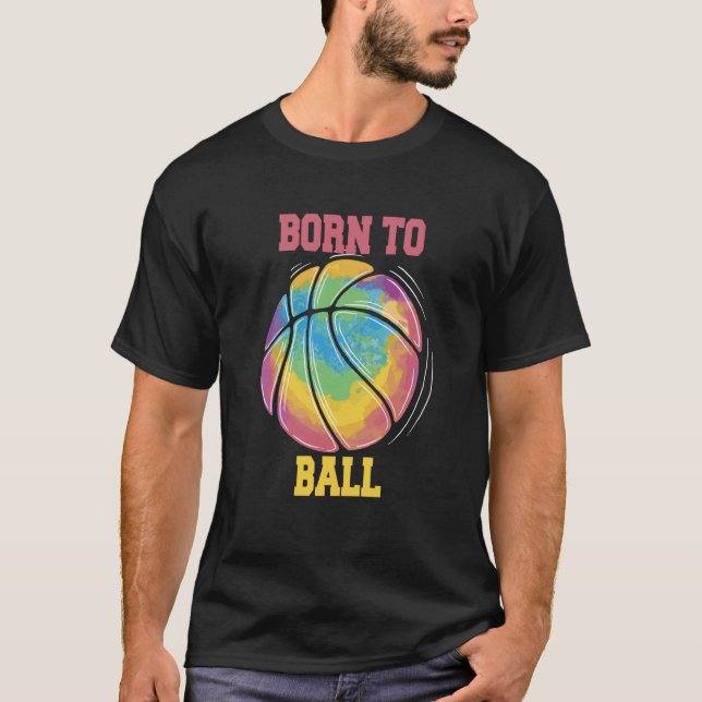 Camiseta Nacido En Ball Basketball Slam Dunk (Anverso)