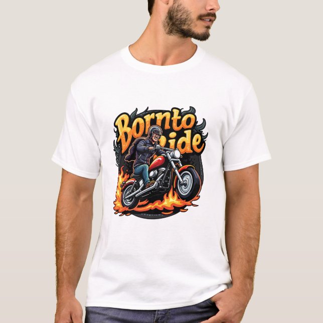 Camiseta Nacido en bicicleta (Anverso)
