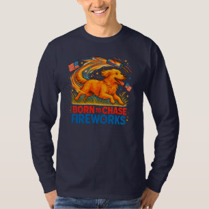 Camiseta Nacido en Chase Fireworks   Recuperación dorada pa
