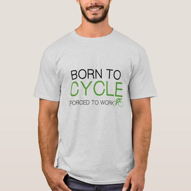 Camiseta Nacido En Ciclo (Anverso)