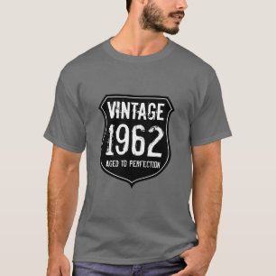 Camiseta Nacido en el año 1962 envejecido hasta la perfecci