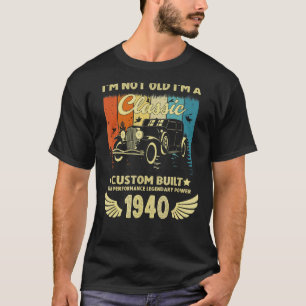 Camiseta Nacido en El Año 82 Del Im Classic Car 82 Años