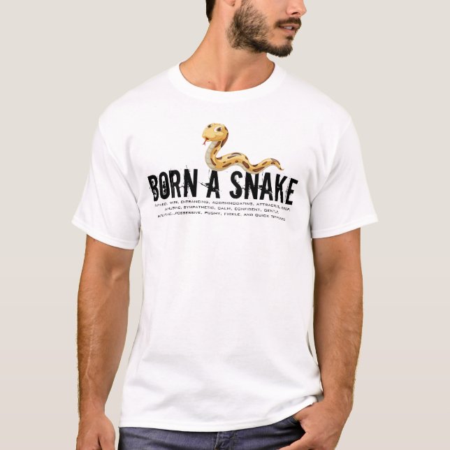 Camiseta Nacido en el año de la serpiente (Anverso)
