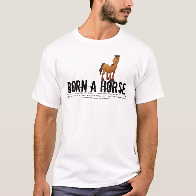 Camiseta Nacido en el año del caballo (Anverso)