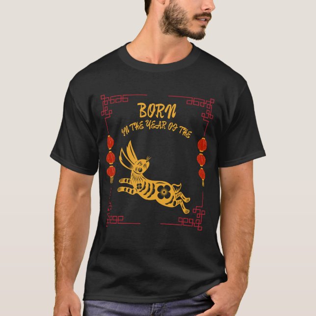 Camiseta Nacido en el Año del Conejo (Anverso)