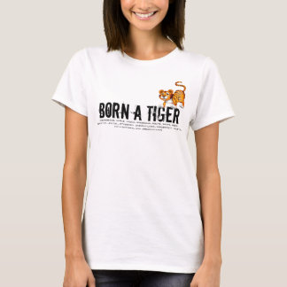 Camiseta Nacido en el año del tigre