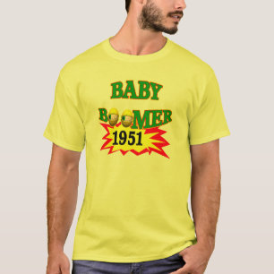 Camiseta Nacido en el baby boom 1951