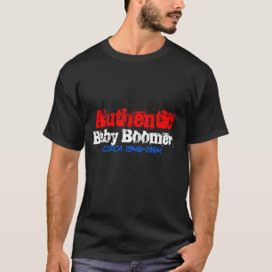 Camiseta Nacido en el baby boom auténtico circa 1946-1964