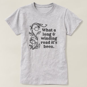 Camiseta Nacido en el baby-boom de largo y carretera con