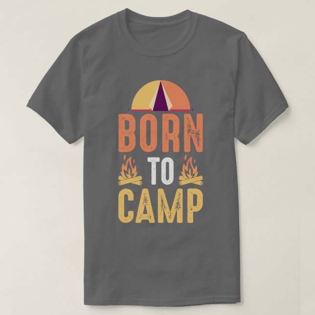 Camiseta Nacido en el campamento (Diseño del anverso)