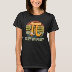 Camiseta Nacido En El Día Del Pi Feliz Cumpleaños Nerd Math