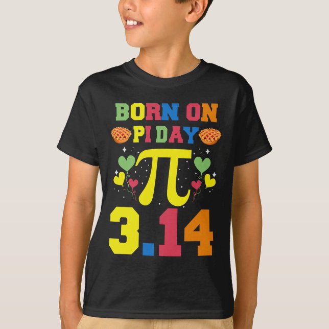Camiseta Nacido En El Día Pi (Anverso)