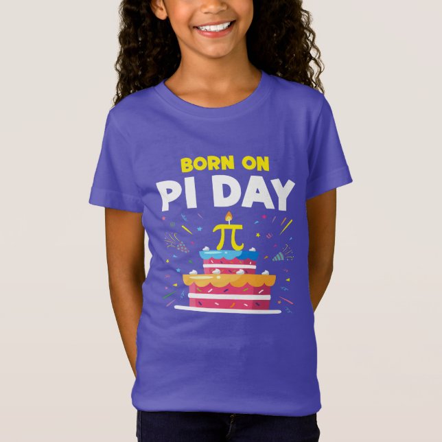 Camiseta Nacido En El Día Pi (Anverso)