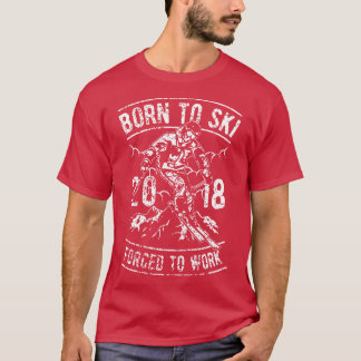 Camiseta Nacido en esquí