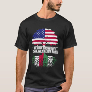 Camiseta Nacido en Estados Unidos con patrimonio de bandera