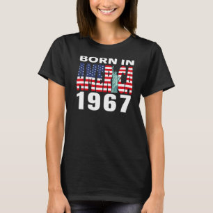 Camiseta Nacido En Estados Unidos En 1967 Orgullo Estadouni